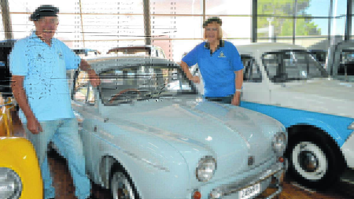 Parkes couple, Rex and Heather Veal, are pictured with their 1959 Renault Dauphine Gordini, a 42hp vehicle which Rex purchased 20 years ago for $800.  He’s done it up and it is now worth between $6,000 and $9,000.