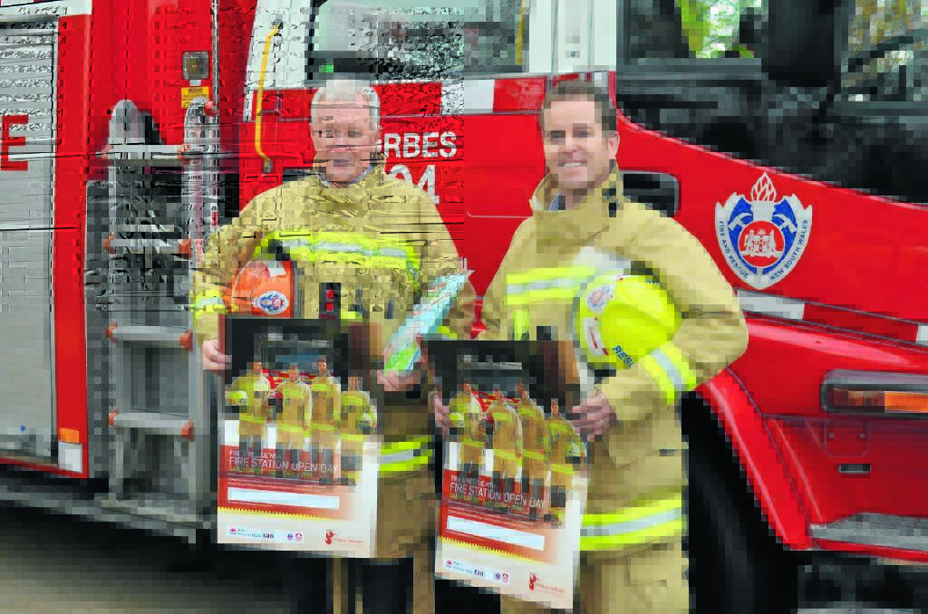 Forbes Fire and Rescue NSW station commander Brian Clarke and firefighter Mat Teale will be on hand this Saturday, giving tours of the fire station and talks on fire prevention for the station’s open day. 