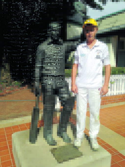 Toby Hurford had the chance to play in Bowral and was best bowler for Lachlan. 