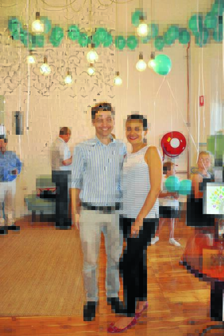 Forbes Family Dentists owners Danny ­Demosthenous and Sandra Buchler at their recent ­official opening. 0315dentists (45)