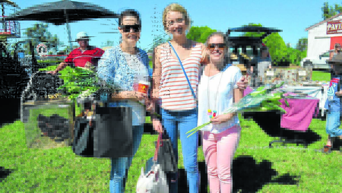 A good crowd turned up to Bedgerabong on Sunday to take part in their first market day.