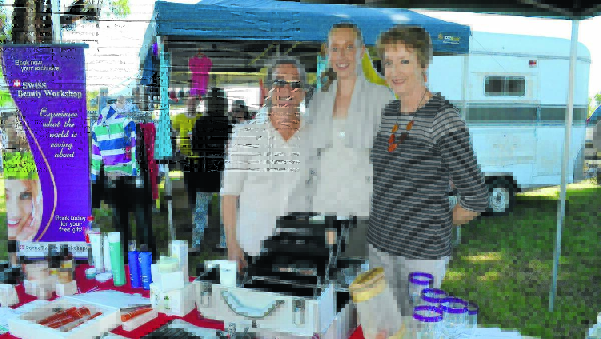 A good crowd turned up to Bedgerabong on Sunday to take part in their first market day.