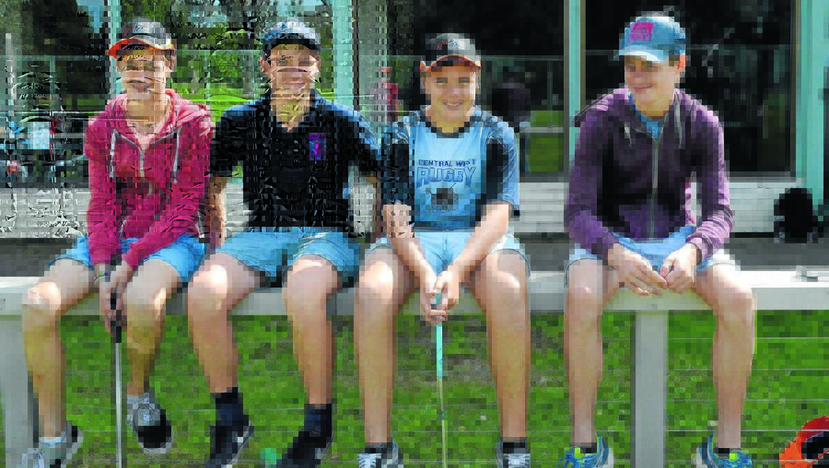 Young golfers from around the region were lucky enough to receive coaching from former Australian golf champion Jack Newton as part of a holiday golf camp.