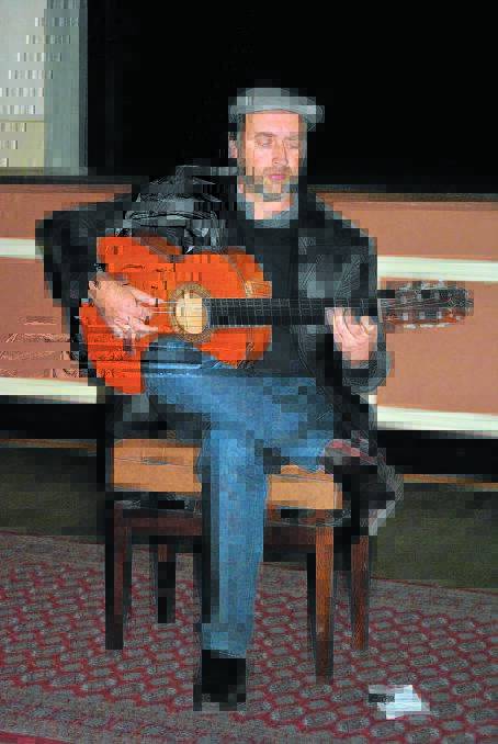 Flamenco guitarist Andrew Veivers performed at one of the concerts hosted by the Mitchell Conservatorium of Music at Town Hall earlier this year. This will become a regular feature at Town Hall next year with the Mitchell Conservatorium’s Lachlan Concert Series. 0814guitarist (11)