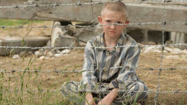 A scene from the film version of the novel The Boy in Striped Pyjamas. Photo: Supplied
