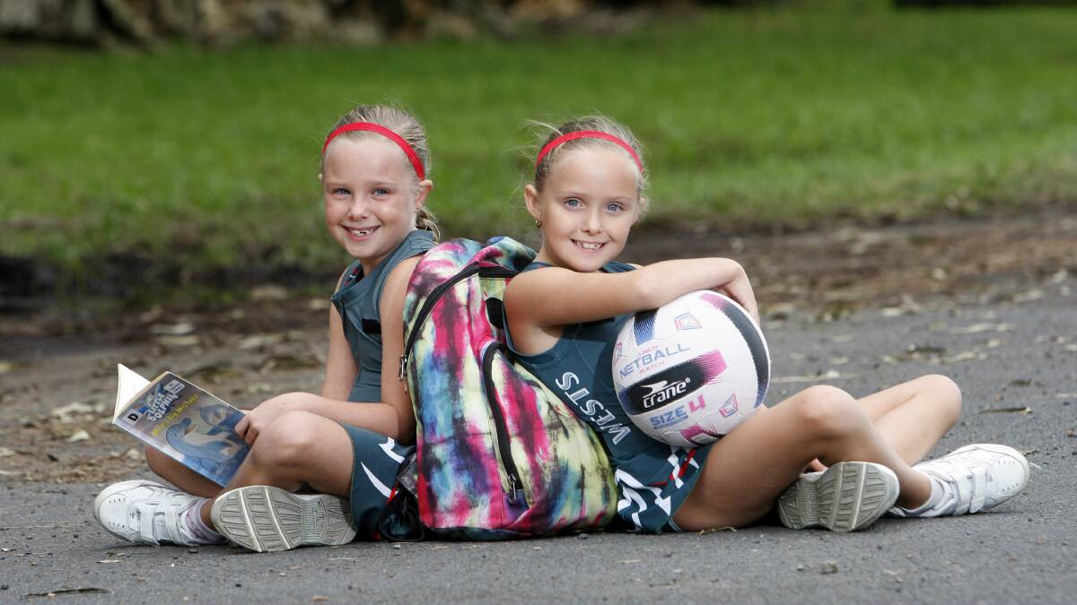 Young sportswomen such as Bronte (left) and Amelia Hawkesby reap the benefits of a team environment. Picture: ANDY ZAKELI