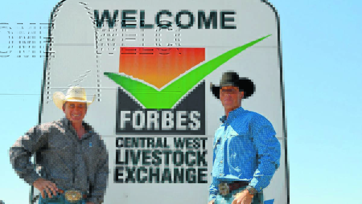 Brothers and co-organisers of the newly named Forbes Central West Livestock Exchange Rodeo, Shaun and Troy Read were pleased with the funding the committee received from the Forbes Shire Council.