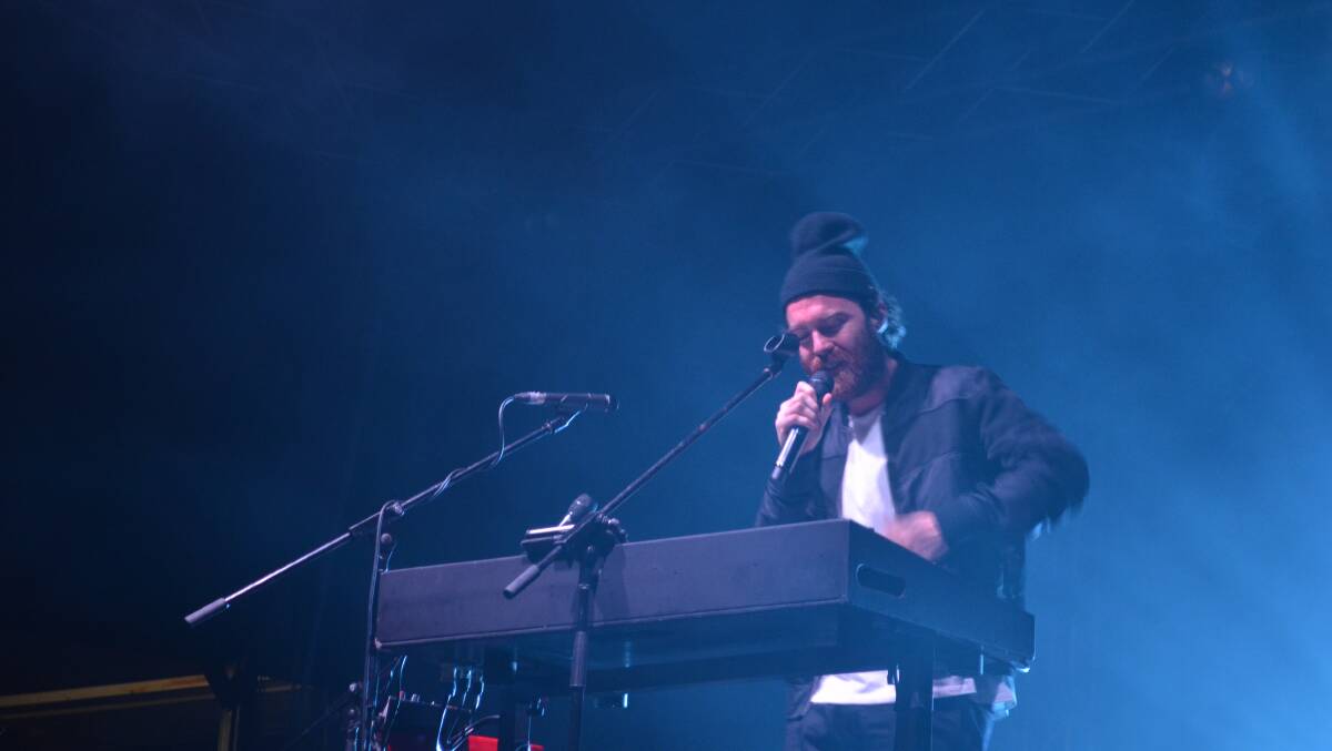 Chet Faker performs at Forbes Showground last month.