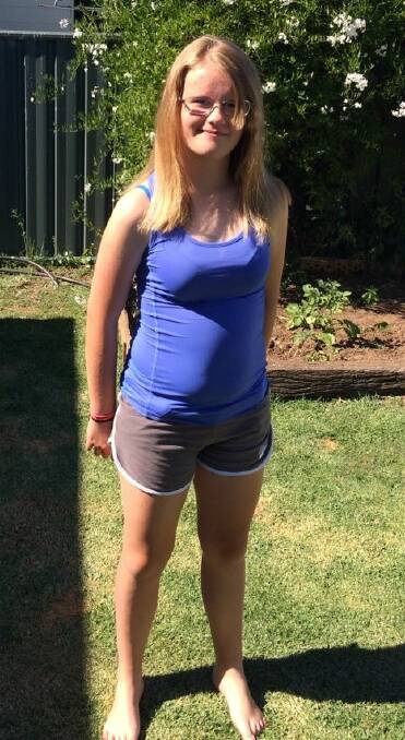 Forbes' Angel-Rose Hughes has been reported missing in Lithgow by family. Photo: NSW POLICE