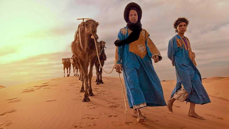 New faces: Sahara camel guides in Morocco.