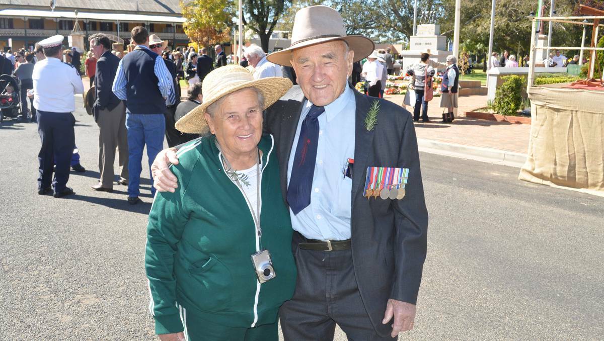 Those that have fought in war are remembered during Anzac Day in Forbes. Photo: Forbes Advocate. 