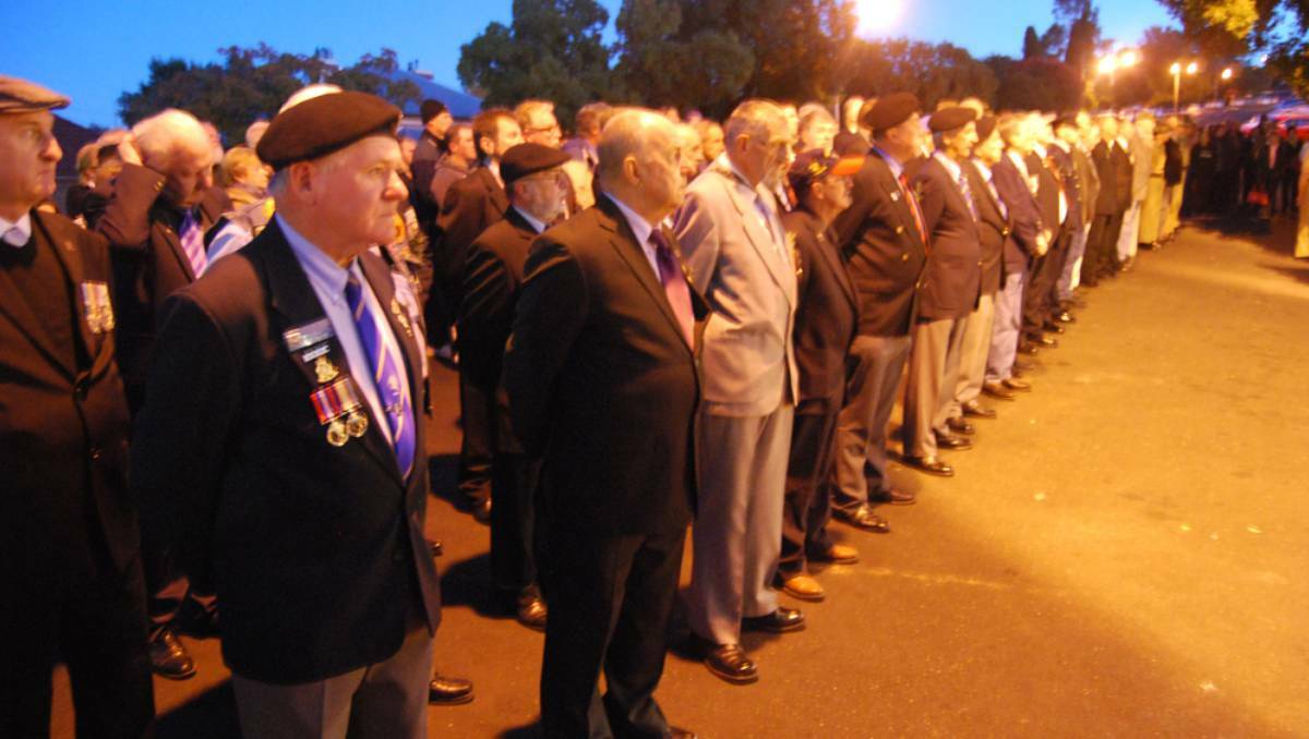 Anzac Day is commemorated in Cowra with a march. Photo: Cowra Guardian. 