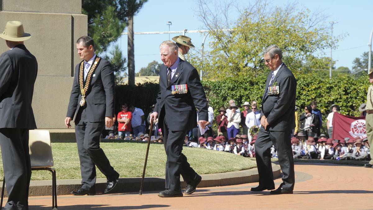 Anzac Day was commemorated in Dubbo. Photo: Daily Liberal. 