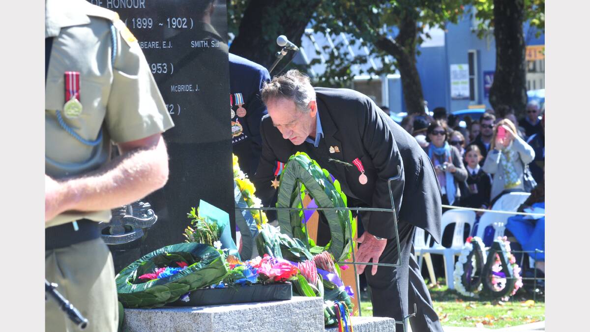 Thousands turned out to remember the Anzac's at services in Orange. Photo: Central Western Daily. 