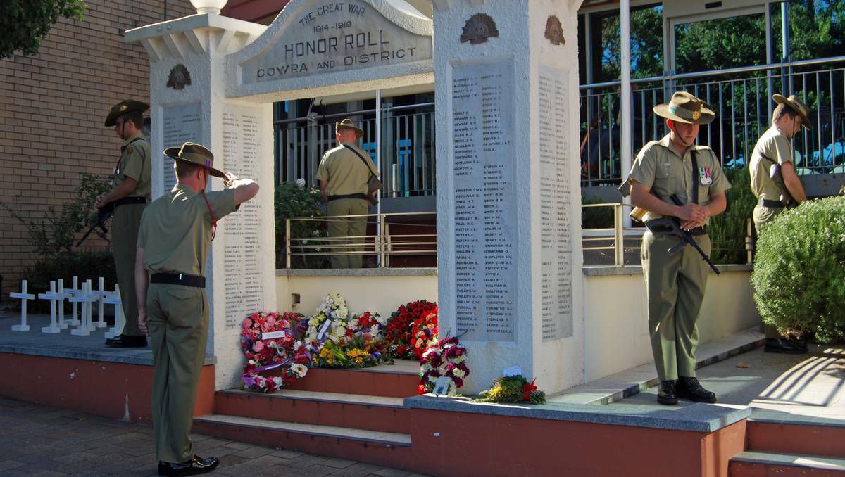 Anzac Day is commemorated in Cowra with a march. Photo: Cowra Guardian. 
