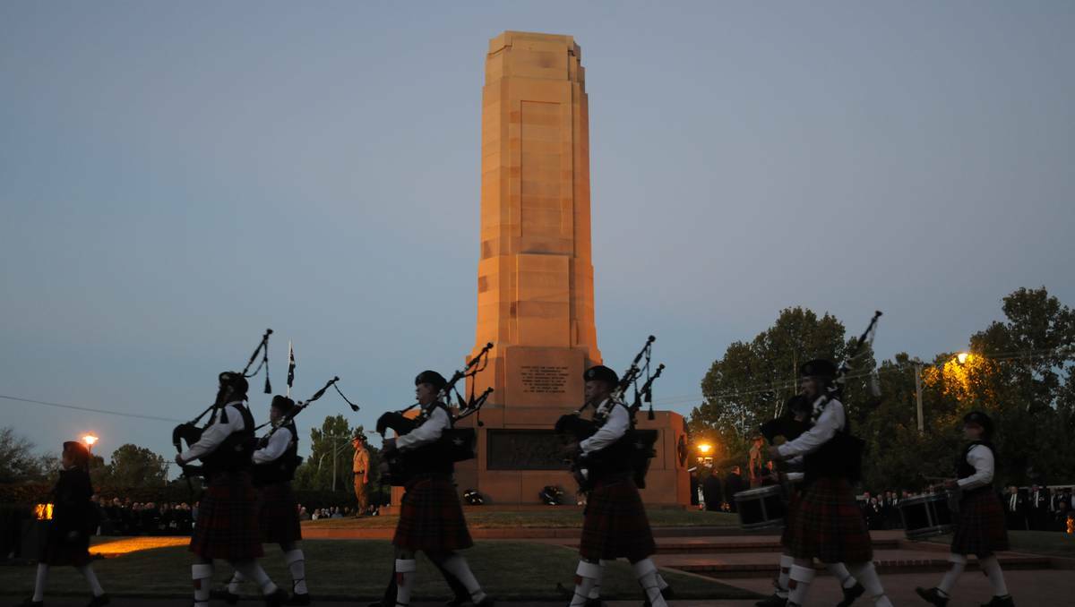 Anzac Day was commemorated in Dubbo. Photo: Daily Liberal. 
