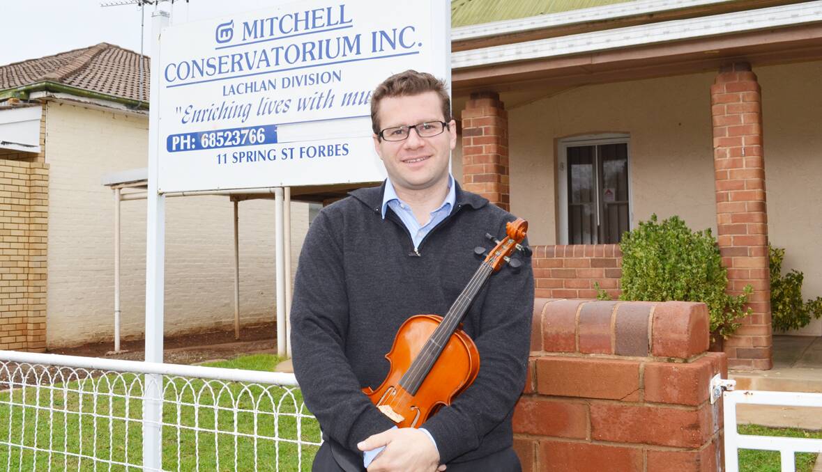 Mitchell Conservatorium of Music Lachlan director Andrew Baker.