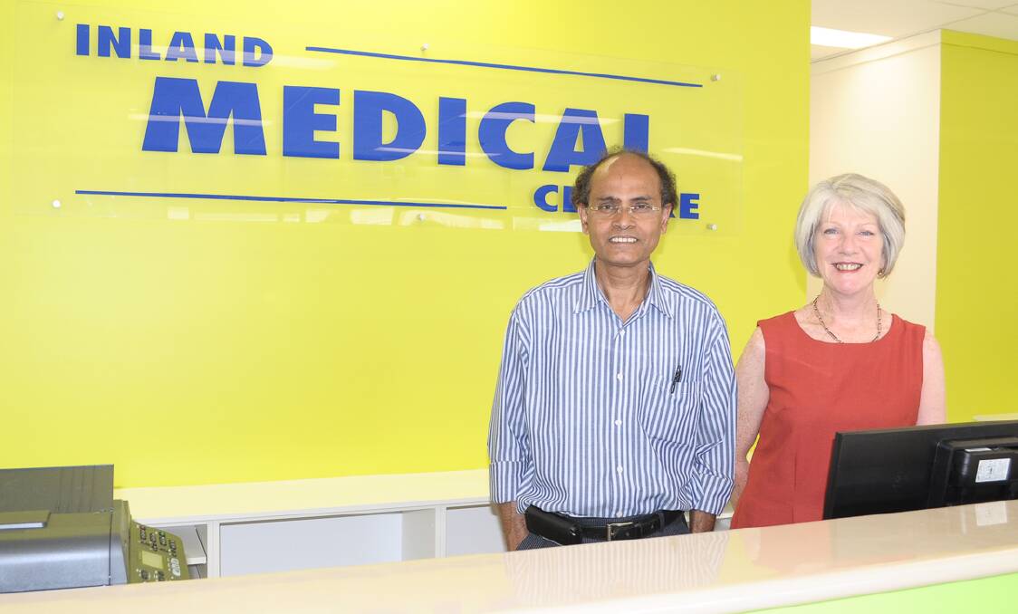 Dr Rafiqur Rahman and registered nurse Jeanie Fordham ready to open the doors last week.