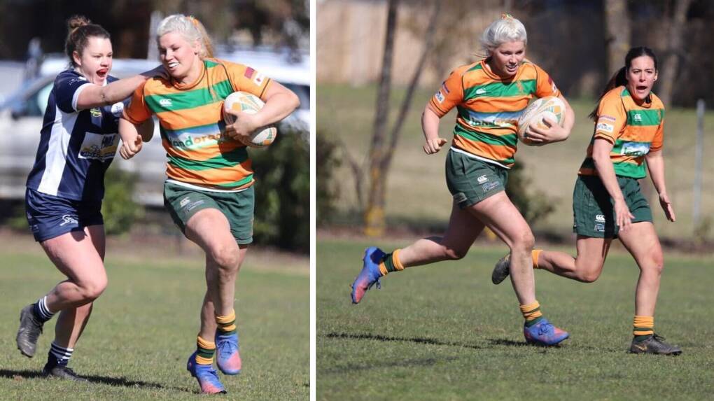 Brittany Profke played a partial season in 2022 with Orange City Rugby before a season-ending ACL injury wiped her from the field. Pictures from Orange City Rugby.