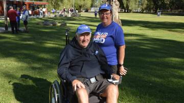 Ian and Tracy Gale are from Old Bar and aim to complete 4-5 MND walks per year.
