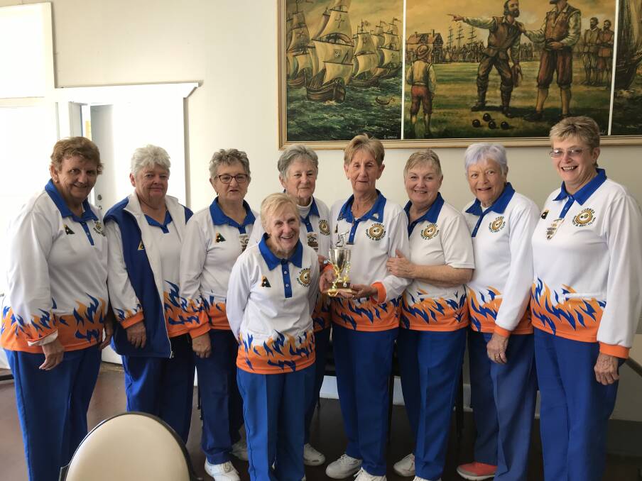 Great Play: The bowlers who played at Condobolin in the Cannon Merritt Competition. Our ladies were very successful with a win and now will wait to play against the Parkes Town  Ladies  at a later date.