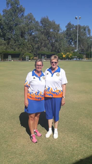 Well Done: L-R Leisa Burton and Annette Tisdell  Leisa won her tenth title as our Major Singles Club Champion