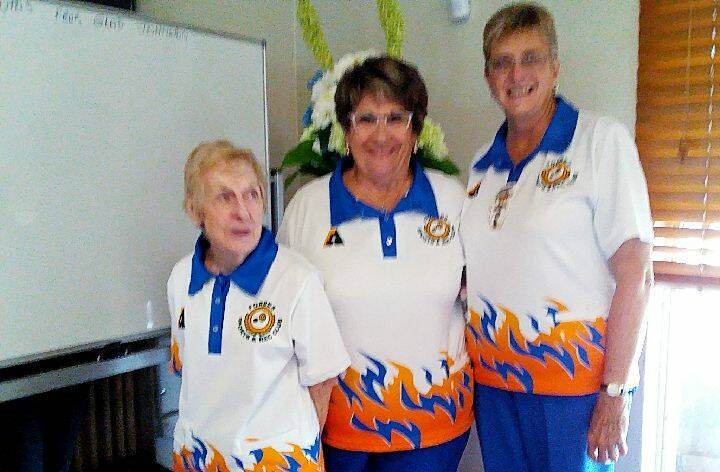 Annettes presidents day: L to R Anne Walker, Jenny Curry, Annette Tisdell. 