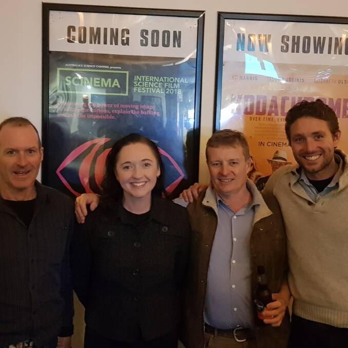 Mark Shortis, Marg Applebee, Guy Webb and Jack Farthing at the SCINEMA Sydney Premiere of Grassroots.