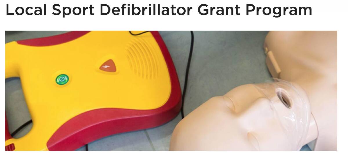 Being Prepared: The defibrillator has arrived and a training programme was held at the Forbes Sports and Recreation club on the June 26, where many of our members were in attendance.