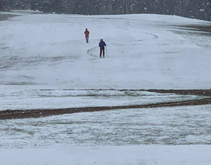 A golf club or a ski field at Buninyong Golf Club? Photo: Kylie Cameron