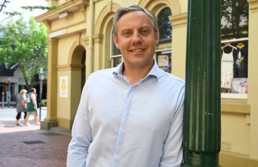ON THE BALLOT: Country Labor Party candidate Luke Sanger.
