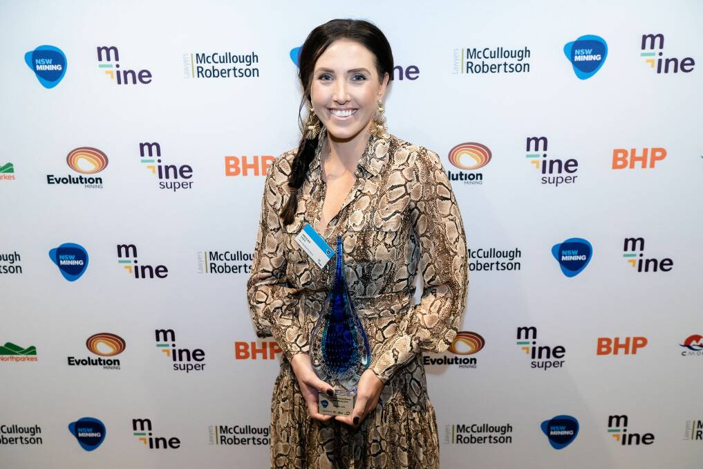 OUTSTANDING: Northparkes Mines' Brooke Lees has taken out the Exceptional Young Woman in Mining award. Photo: Supplied.