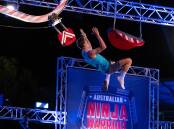 Otis Waratah, 16, from Tathra on the NSW Far South Coast tackles the Australian Ninja Warrior obstacle course during its new season. Picture: Nine