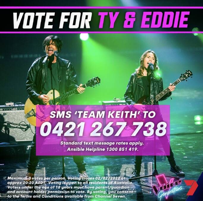 Vote for Ty and Eddie Penshorn. 