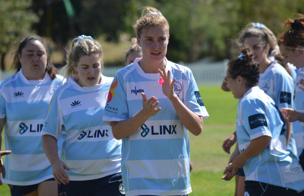 Captain Lotherington and the newly-formed Forbes rugby union women's team enjoyed a solid win on Saturday.