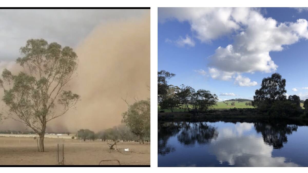 Six months since that dust storm | how the landscape has changed