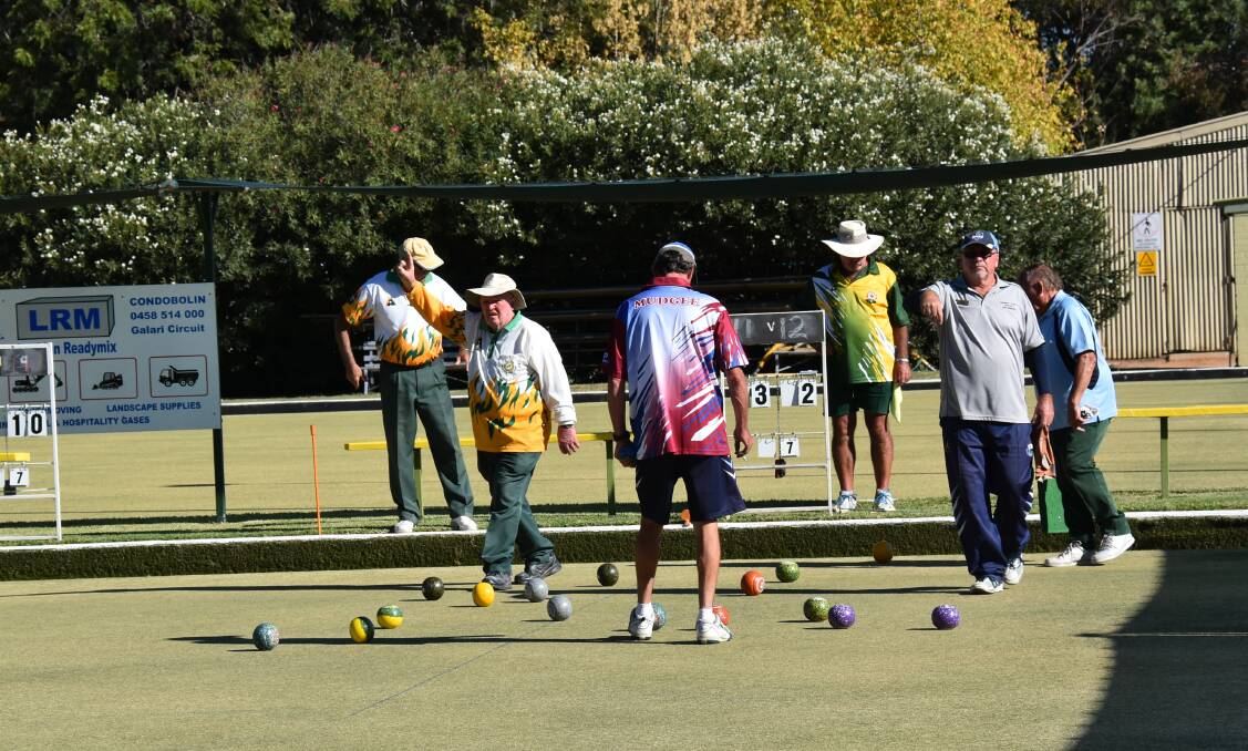 Our lawn bowlers are enjoying fine weather.