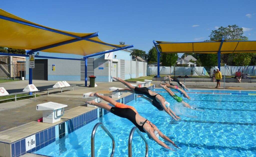 The Forbes Amateur Swimming Club celebrates 80 years this year, and members were keen to dive in and start the season. 
