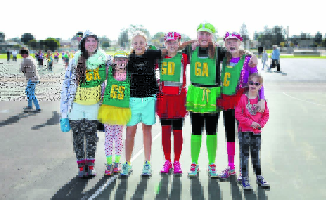 It's that time of year again! Cailin Castles, Georgia Haggarty, Scarlett Garland, Tayla Lennon, Jessica Lawler, Lara Pritchard and coach Jazlyn Sauer were all dressed up to support the Kids Cancer Project a couple of years ago.