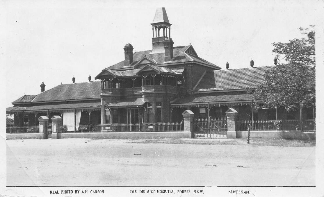 Forbes District Hospital in 1918.
