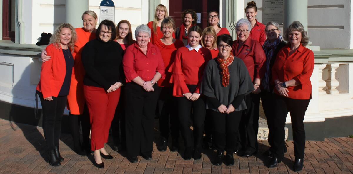 Forbes Shire Council staff are donning red to encourage others to support Ronald McDonald House.