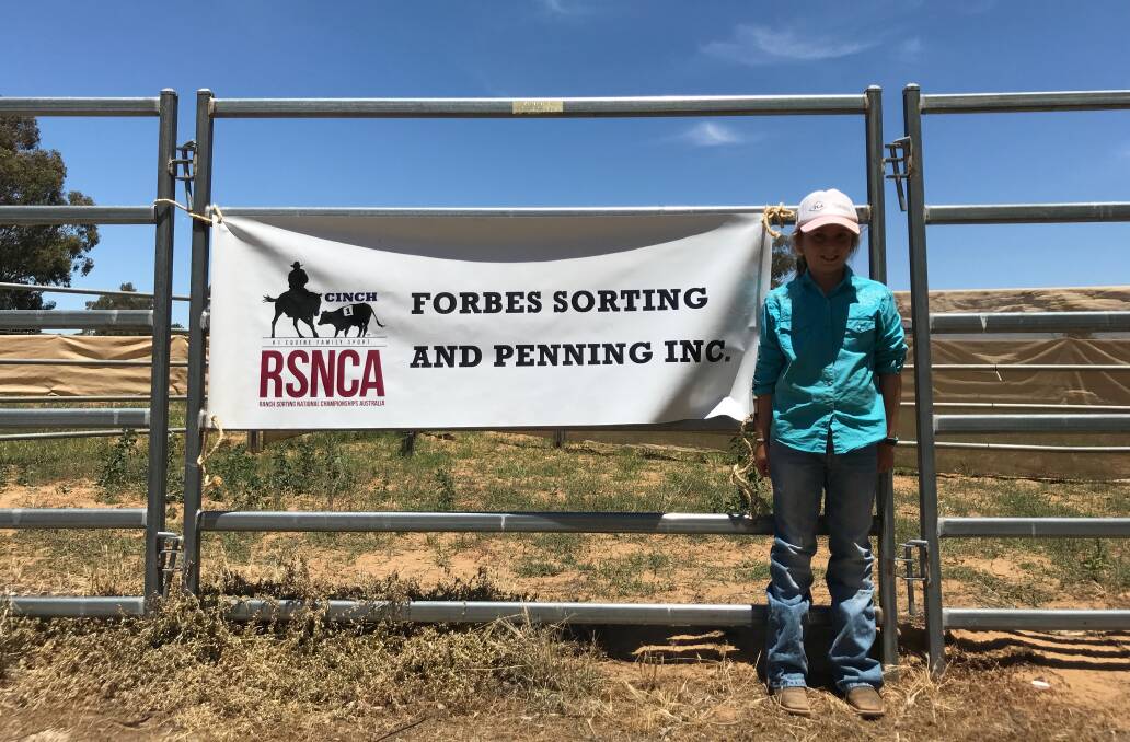 Young Forbes Sorting and Penning committee member Bella Davies is looking forward to this weekend's clinic.