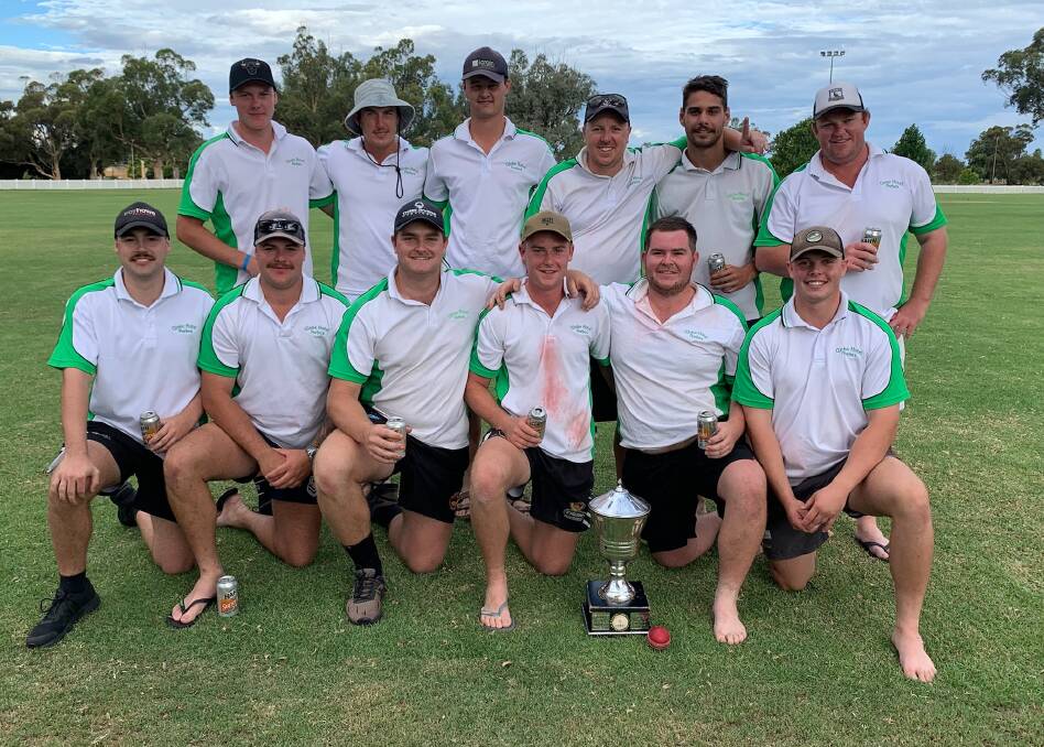 A GRADE: Forbes' team Globe has taken out their third - yes third - consecutive title in the Forbes and District Cricket competition. Picture: SUPPLIED