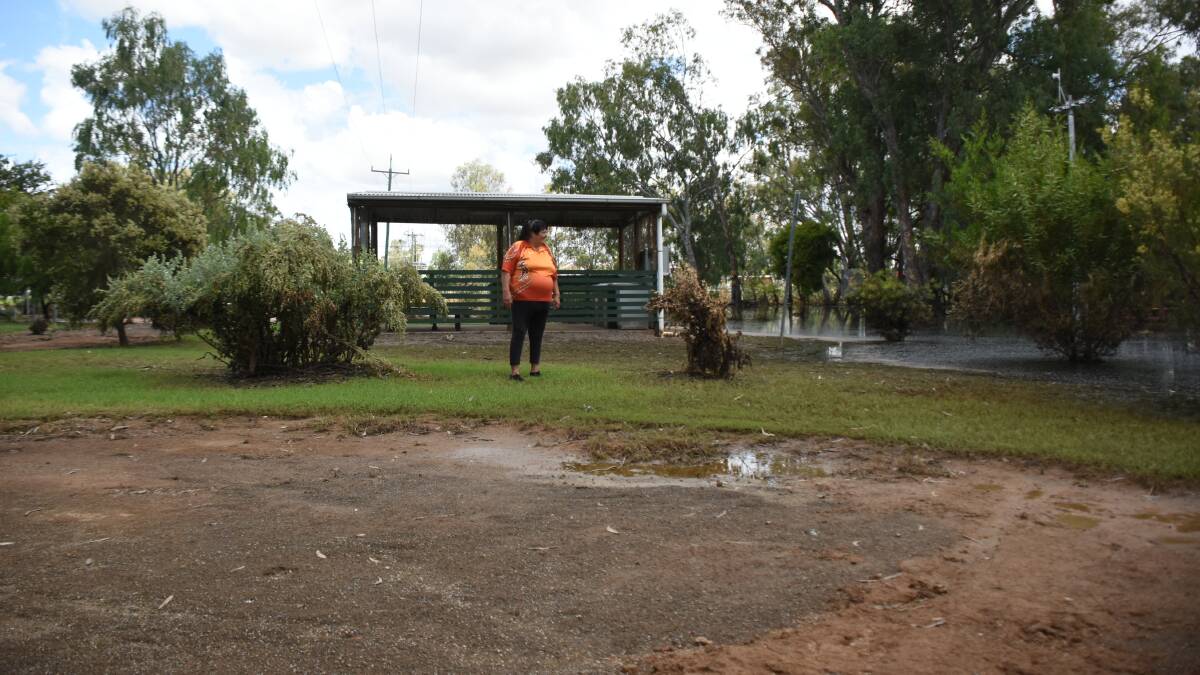 REASON TO SMILE: Aunty Aileen Allen was so disappointed by the loss of even hardy natives in last year's flooding, the grant is very welcome news. Picture: FILE
