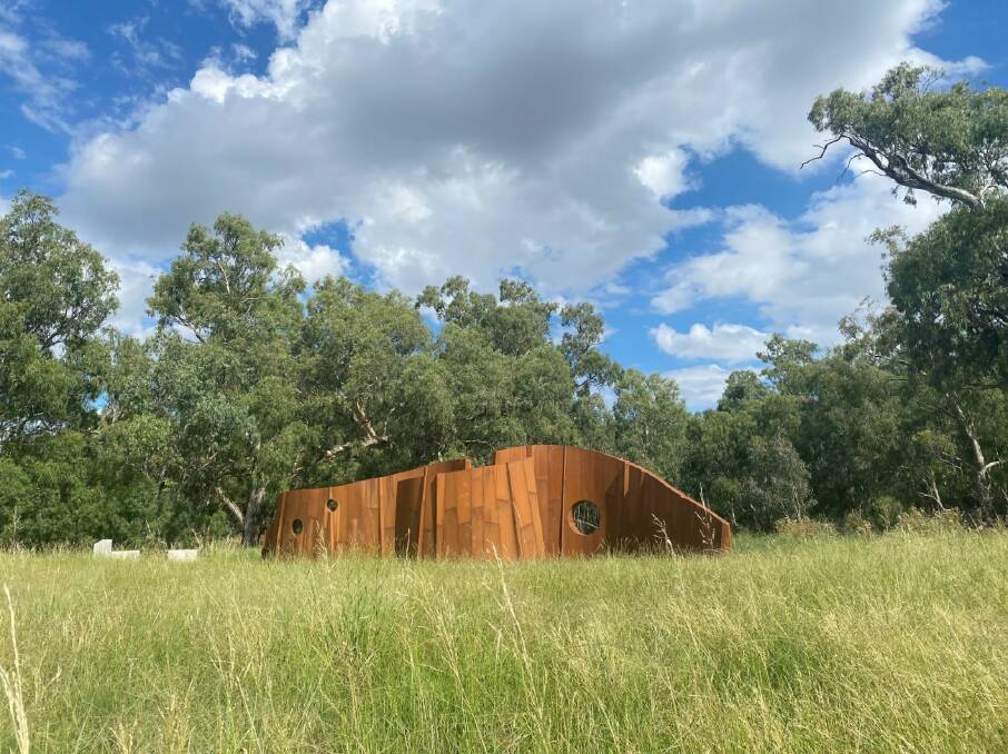 WANDERING: Walk through the newest addition to the sculpture trail and experience it as part of the landscape. Picture: SUPPLIED