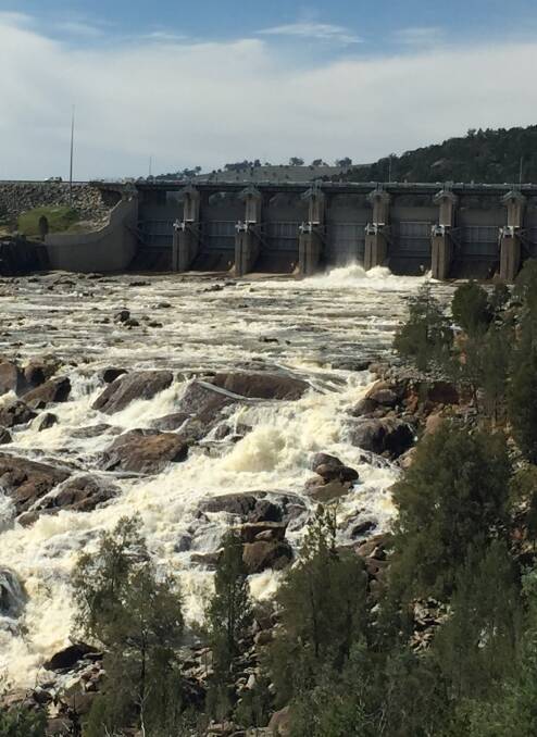 Releases from Wyangala Dam are finally set to slow down. 
