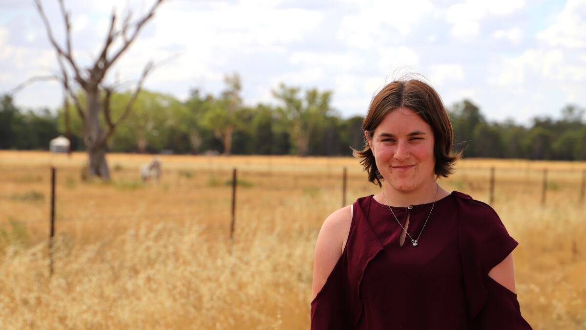 Sally Downie was chosen to speak about her project Grassroots Blueprint at the national Heywire gathering in Canberra. Photo Forbes Shire Council.