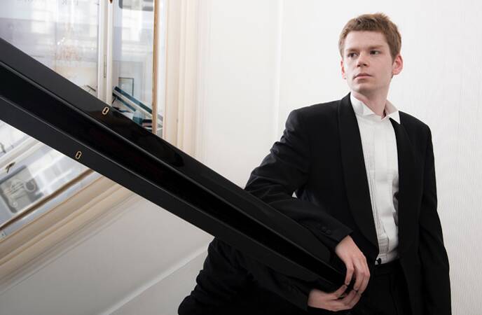 Andrey Gugnin is performing at the Forbes Town Hall on Friday, July 21.