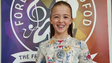 VOCAL: 12 years and under champion Maddison Willmott. Picture: SUPPLIED