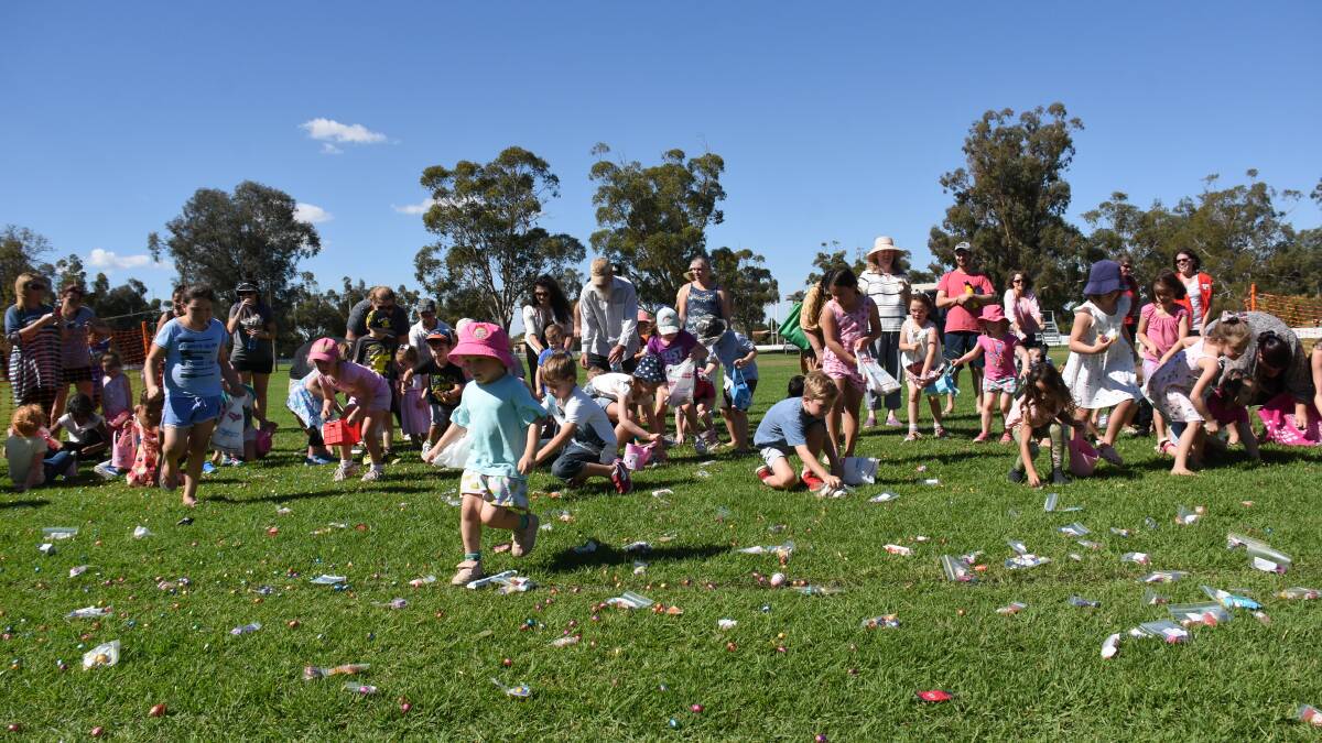 IT'S BACK: The Easter Festival with its Easter egg scramble for all ages returns Easter Saturday. Picture: FILE